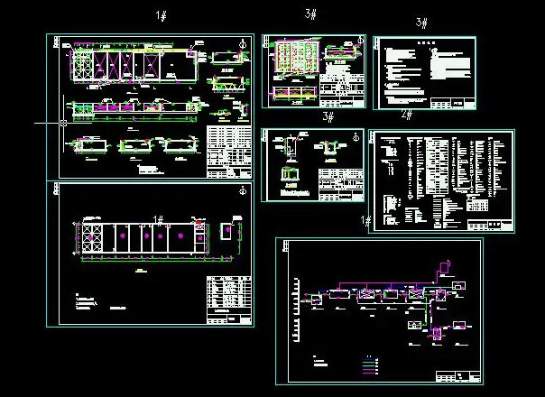 污水處理一體化設備圖紙|標準圖紙|工藝圖（一體化污水處理設備工藝圖）-2